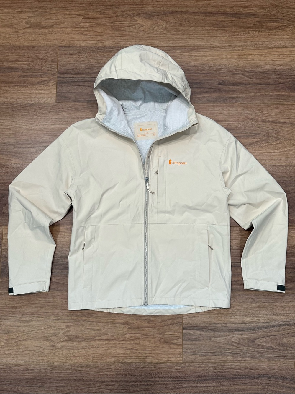 Cotopaxi Cielo Rain Jacket in Cotopaxi Cream Size Small